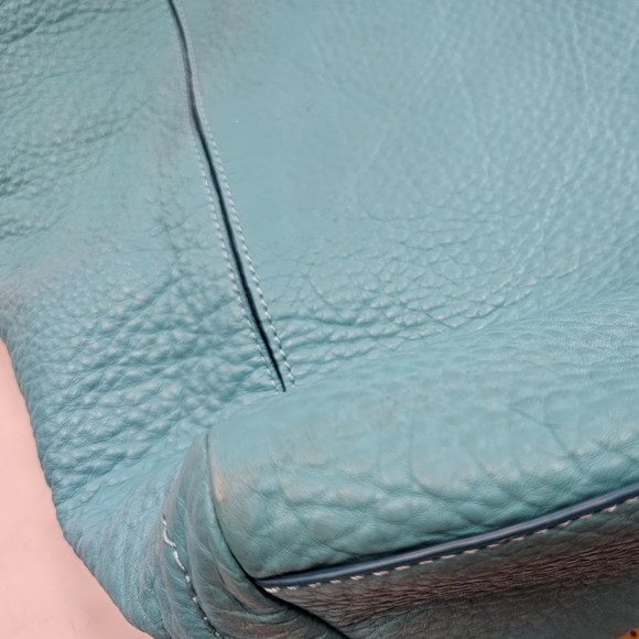 Cole Haan Turquoise Leather Handbag - Picture 5 of 10